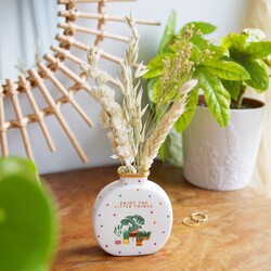 Enjoy The Little Things Bud Vase, H9cm