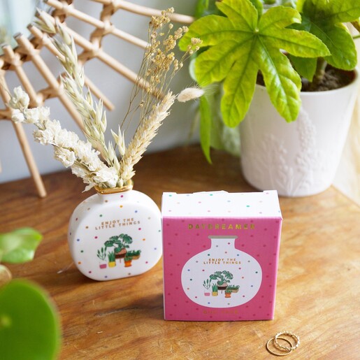 Lisa Angel Enjoy The Little Things Bud Vase With Packaging