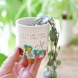 Cute Small 'Crazy Plant Lady' Standing Planter