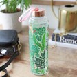 Reusable House of Disaster Boulevard Greenhouse Glass Water Bottle at Lisa Angel