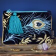Front of House of Disaster Luxe Peacock Coin Purse