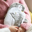 Child Cuddling House of Disaster Penguin and Baby Hot Water Bottle