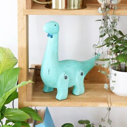 House of Disaster Wood Effect Diplodocus LED Night Light