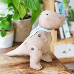 House of Disaster Wood Effect T-Rex LED Night Light