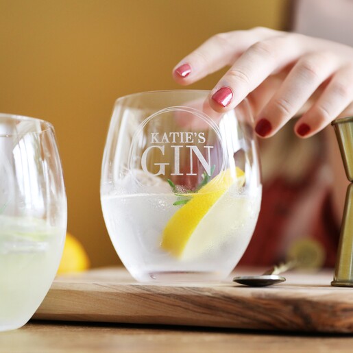 Personalised Name Gin Tumbler