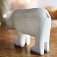 Back of East of India Large Wooden Polar Bear Standing Decoration