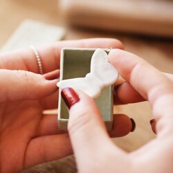 East of India Matchbox Butterfly Ornament