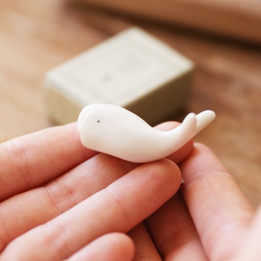 Model Holding Ornament Model Holding East of India Matchbox Whale Ornament