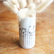 East of India Mini Handpicked Porcelain Vase Close Up
