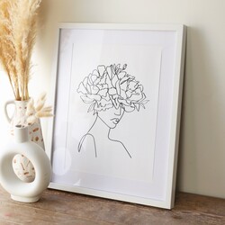 A3 Flower Crown Print