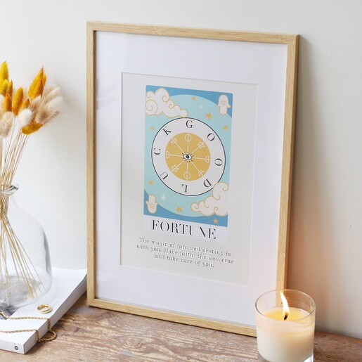 A4 Fortune Tarot Card Wall Art Print