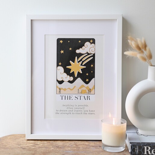 Lisa Angel A4 The Star Tarot Card Print