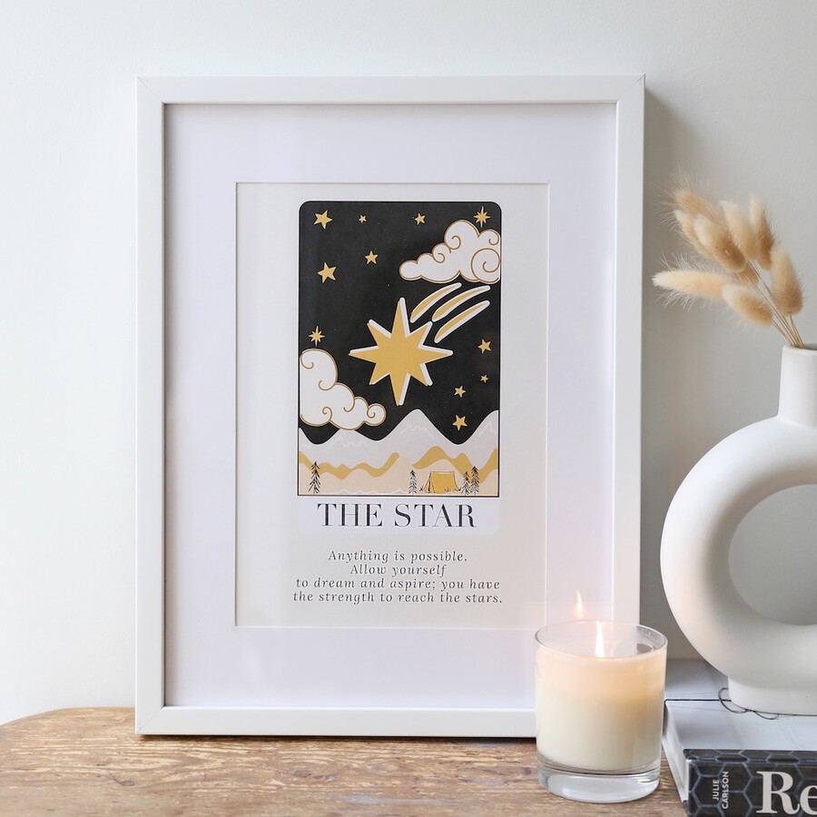 A4 The Star Tarot Card Print | Wall Art | Lisa Angel