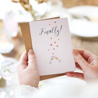 Finally! Wedding Greeting Card