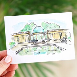 Owen Mathers Illustrated Eaton Park Card
