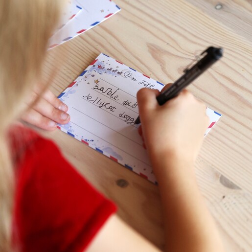 Kid Writing Their Letter for Santa