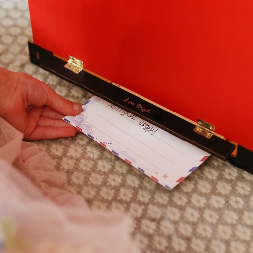 Retrieving Letter from Fill Your Own Postbox Advent Calendar