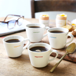 Set of 4 Keith Brymer Jones Espresso Cups