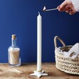 Model Lighting Classic White Candlestick