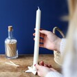 Model Holding Classic White Candlestick