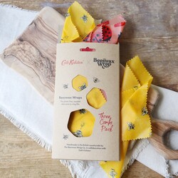 Pack of 3 Cath Kidston Creature Comforts Beeswax Wraps