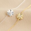 Daisy Charm Anklet Available in Gold and Silver