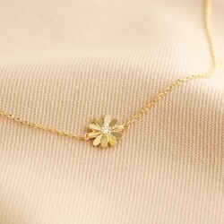 Daisy Charm Anklet in Gold