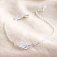 Lisa Angel Silver Feather Bracelet