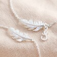 Lisa Angel Silver Feather Bracelet With or Without Initial