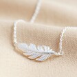 Lisa Angel Ladies' Silver Feather Necklace
