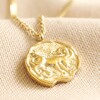Lisa Angel Gold Stainless Steel Zodiac Pendant Necklace