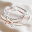 Lisa Angel Personalised Freshwater Pearl and Charm Anklet