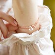 Ladies' Personalised Family Heart Charm Bracelet From Lisa Angel on Model