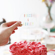 Lisa Angel Personalised Rainbow Hand-Painted Acrylic Cake Topper