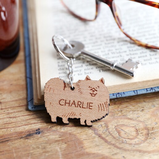 Personalised Wooden Dog Keyring | Lisa Angel Accessories Collection | Lisa Angel