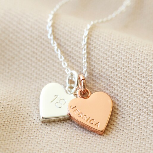 Personalised 18th Birthday Charm Necklace Lisa Angel