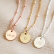 Lisa Angel Delicate Personalised Layered Pendant Necklaces
