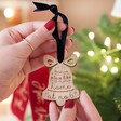 Personalised No Place Like Home Wooden Bell Hanging Decoration with Model