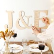 Multiple Personalised Wooden Wedding Letter