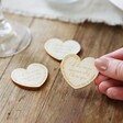Lisa Angel Set of 3 'Reasons Why I Love You' Wooden Heart Tokens