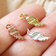 Lisa Angel Sterling Silver Wing Charms in Hand