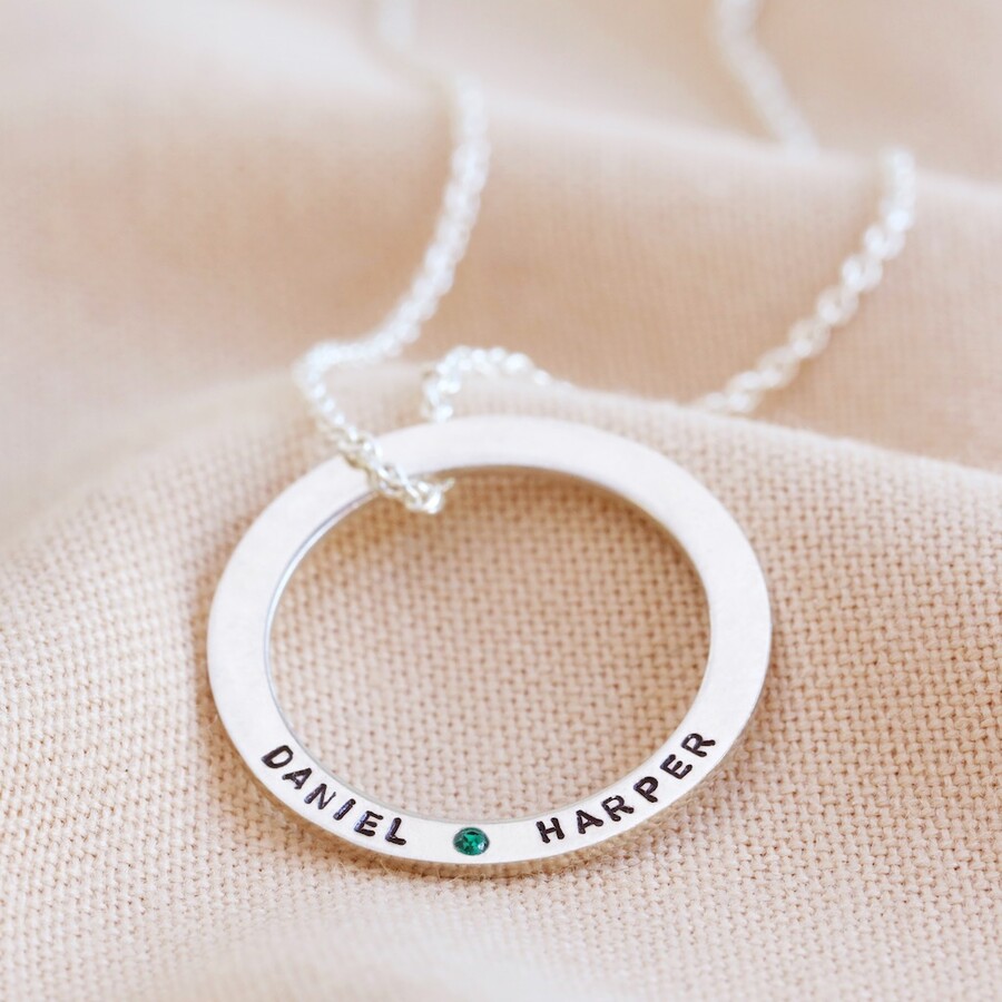 Personalised Sterling Silver Family 