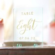 Lisa Angel Handmade Personalised Acrylic Wedding Table Number