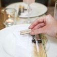 UK Handmade Personalised Wooden Hanging Wedding Table Number