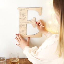 Personalised Wooden Wedding Letter