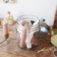Candles in the Storage Jar and Candlestick Holder