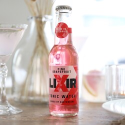 Lixir 20cl Bottle of Pink Grapefruit Tonic Water