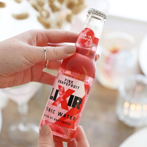 Lisa Angel Lixir 20cl Bottle of Pink Grapefruit Tonic Water 