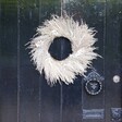 Dried Pampas Grass Wreath on Door