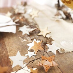 Starry Wooden Garland
